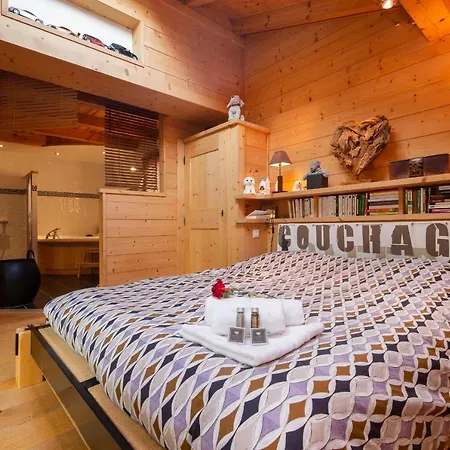 Les Bossons Chalet Sleeps 6 Domek alpejski *